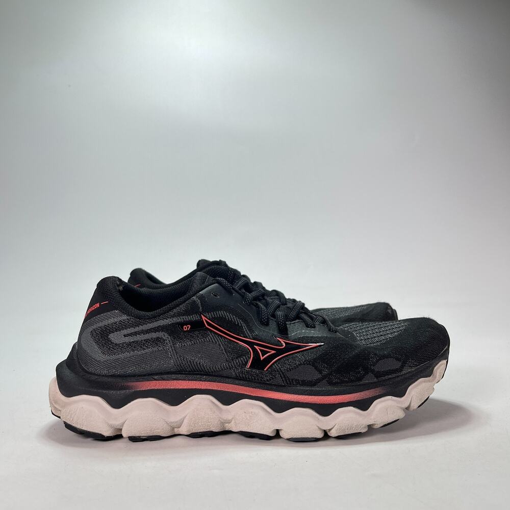 Mizuno Wave Horizon 7 Black Pink Running Shoes Athletic Sneakers Women’s Size 9